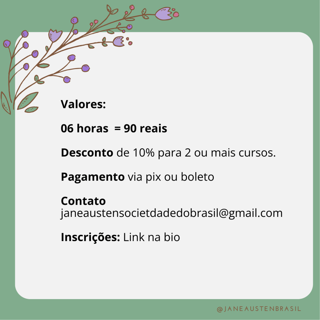 Minicurso A Abadia de Northanger